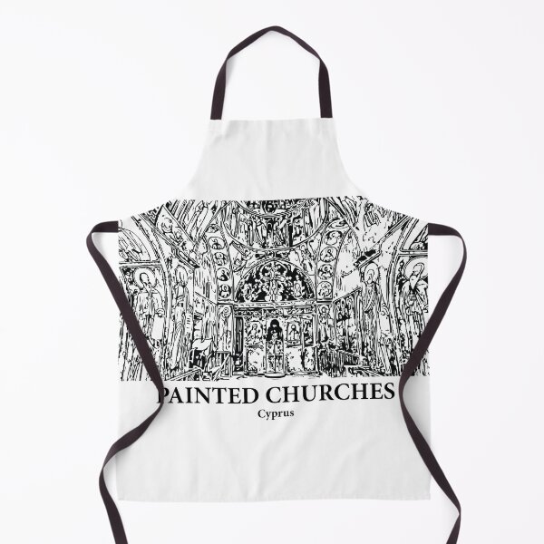 Item preview, Painted Churches - Cyprus designed and sold by Lakeric Cityscapes.