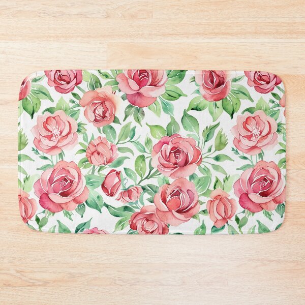Item preview, Rosebud flower pattern designed and sold by CoolPixels.