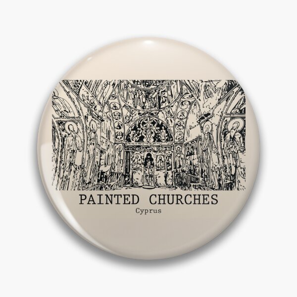 Item preview, Painted Churches - Cyprus designed and sold by Lakeric Cityscapes.