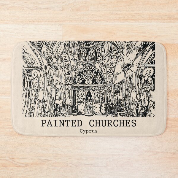 Item preview, Painted Churches - Cyprus designed and sold by Lakeric Cityscapes.