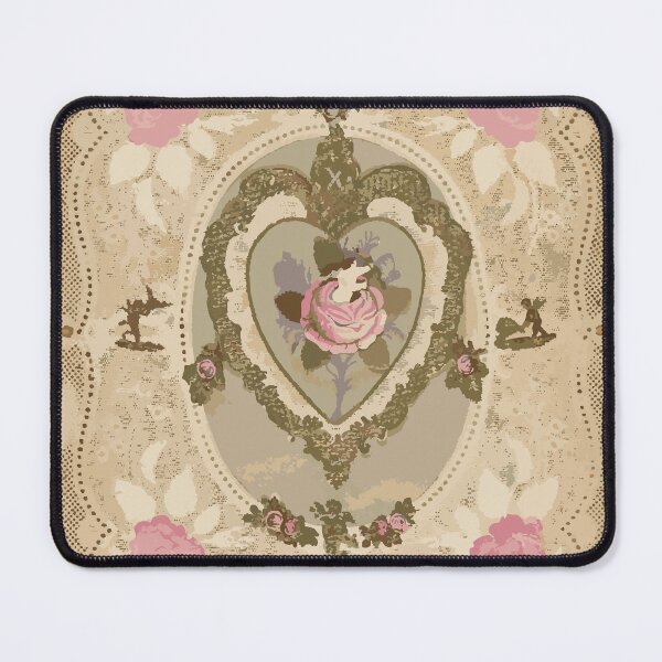 Item preview, Pink Flowers and Putti – Vintage Valentines Day Cards & Stickers designed and sold by QuteStuffHere.