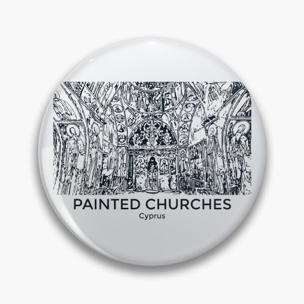 Item preview, Painted Churches - Cyprus designed and sold by Lakeric Cityscapes.