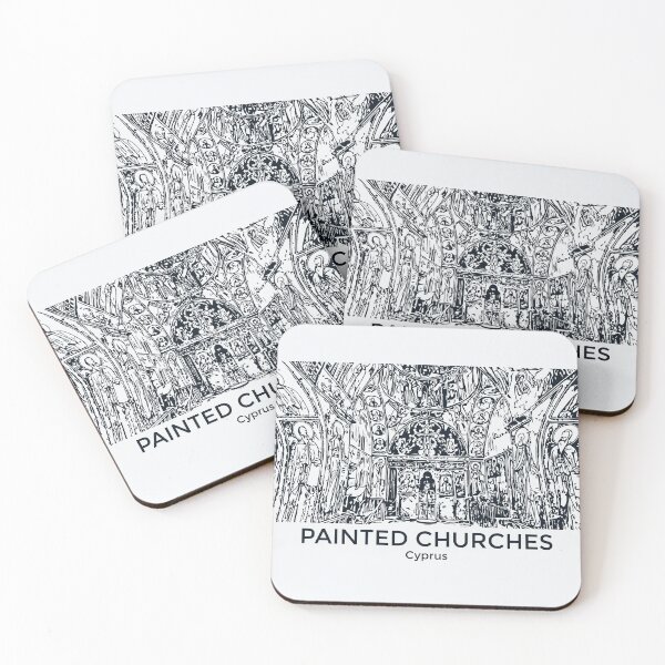 Item preview, Painted Churches - Cyprus designed and sold by Lakeric Cityscapes.