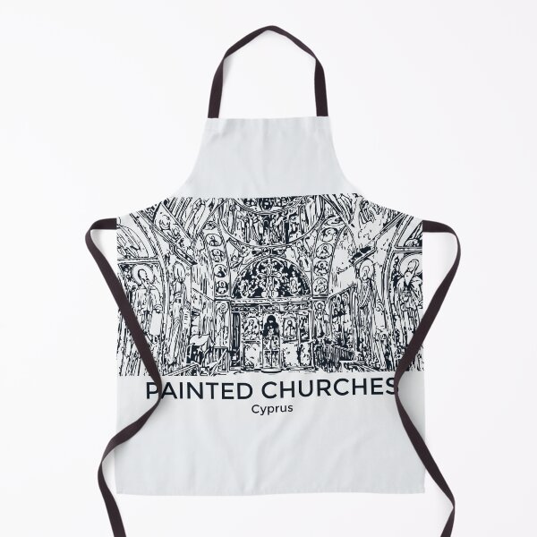 Item preview, Painted Churches - Cyprus designed and sold by Lakeric Cityscapes.
