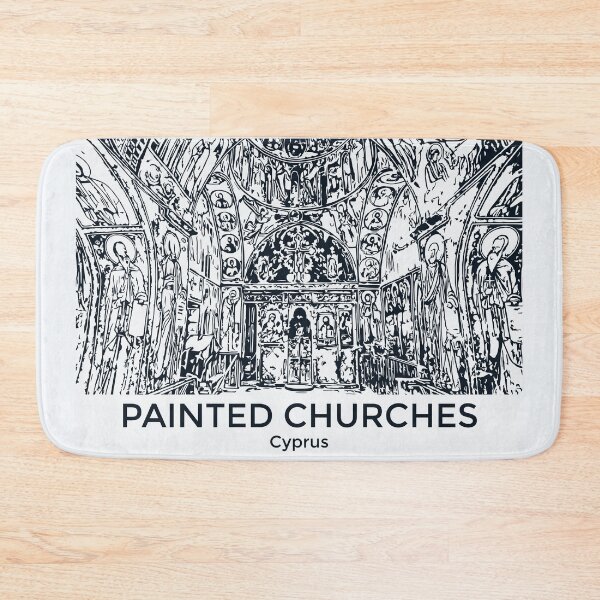 Item preview, Painted Churches - Cyprus designed and sold by Lakeric Cityscapes.