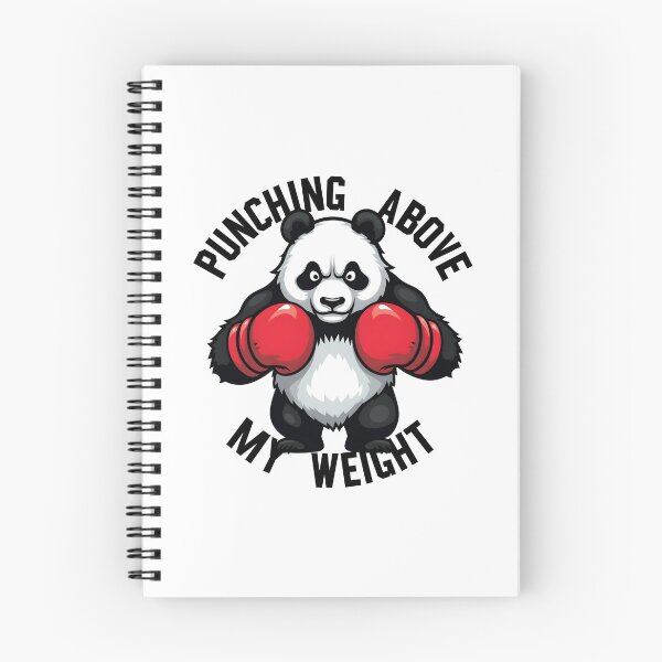 Item preview, Punching Above My Weight Panda Design designed and sold by FoxyJags.