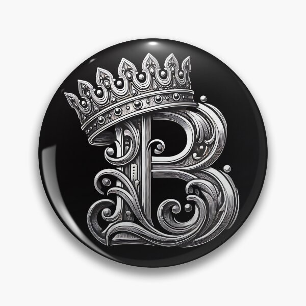 Item preview, ,Letter Elegant Crowned Letter B Monogram Design, crowned ,vip, designed and sold by EpicBuy.