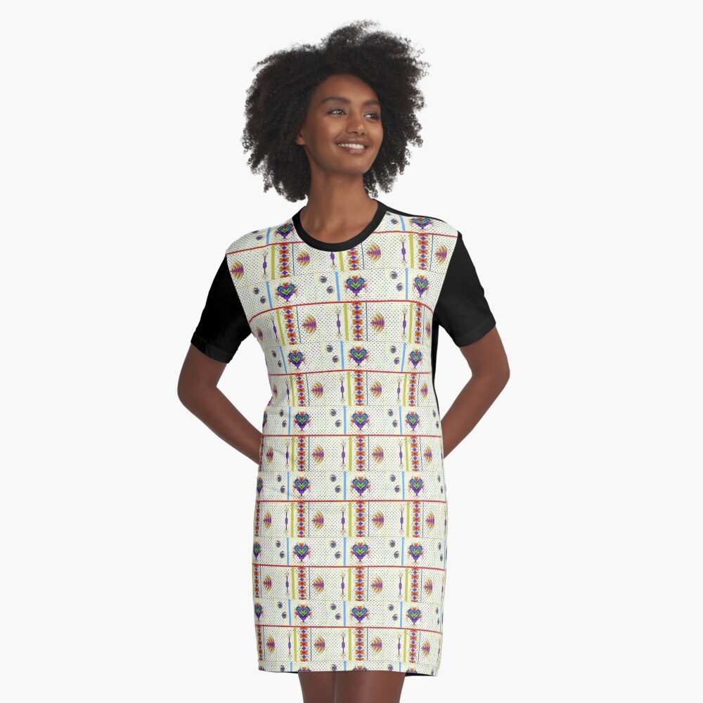 Item preview, Graphic T-Shirt Dress designed and sold by CecileCharles.