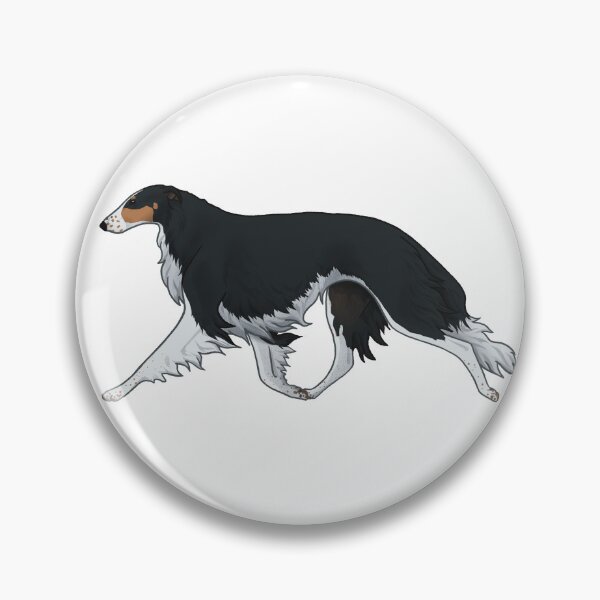 Item preview, Borzoi B, Black and tan  designed and sold by Spinyflowerart.
