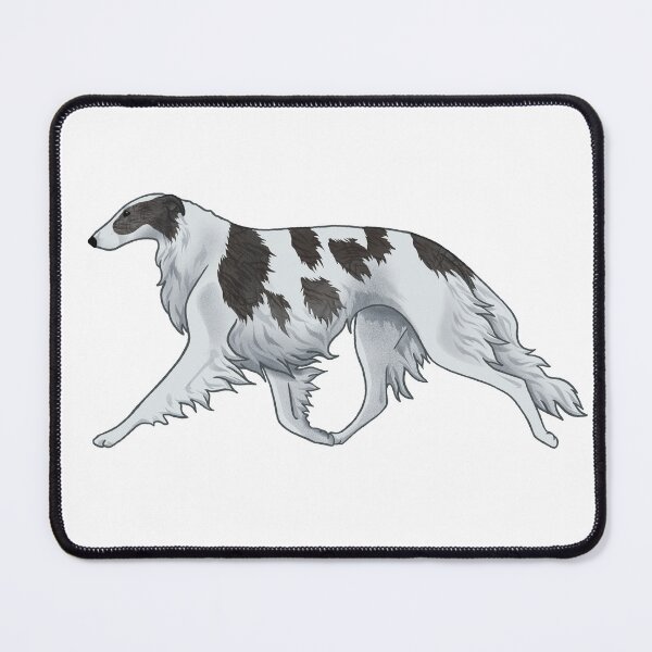 Item preview, Borzoi C, silver brindle designed and sold by Spinyflowerart.