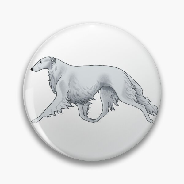 Item preview, Borzoi D, white designed and sold by Spinyflowerart.
