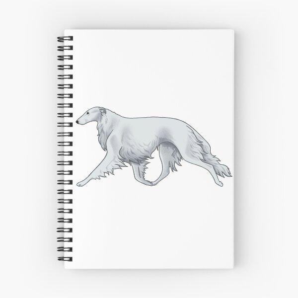 Item preview, Borzoi D, white designed and sold by Spinyflowerart.