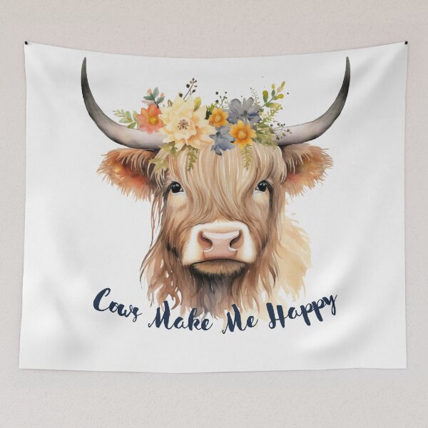 Item preview, Cows Make Me Happy designed and sold by megmcghee.