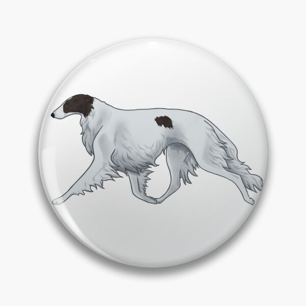 Item preview, Borzoi E, brindle and white designed and sold by Spinyflowerart.