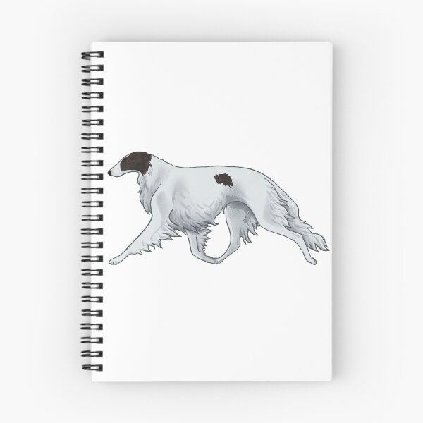 Item preview, Borzoi E, brindle and white designed and sold by Spinyflowerart.