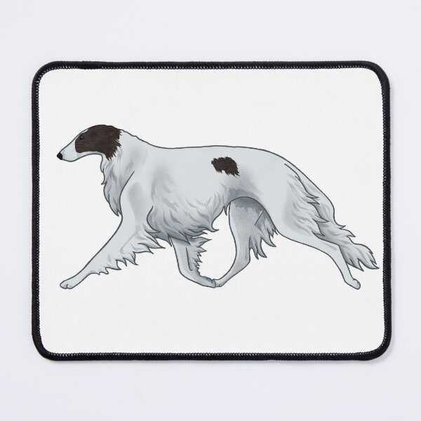 Item preview, Borzoi E, brindle and white designed and sold by Spinyflowerart.