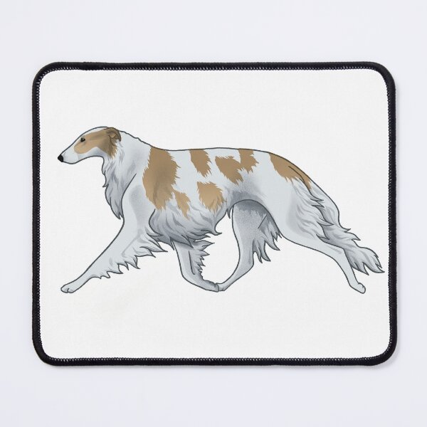 Item preview, Borzoi G, gold designed and sold by Spinyflowerart.