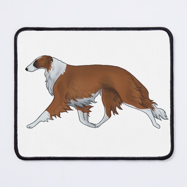 Item preview, Borzoi J, red designed and sold by Spinyflowerart.