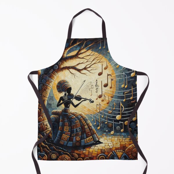 Item preview, She Plays at Night, Tribal Art style designed and sold by Shs-Kenya.