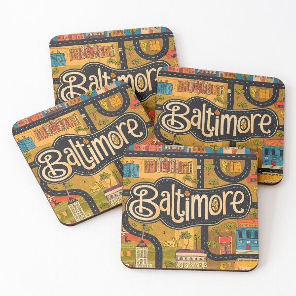 Item preview, Baltimore Whimsical City Life Abstract Vintage Zentangle Art designed and sold by Witty Shirts.