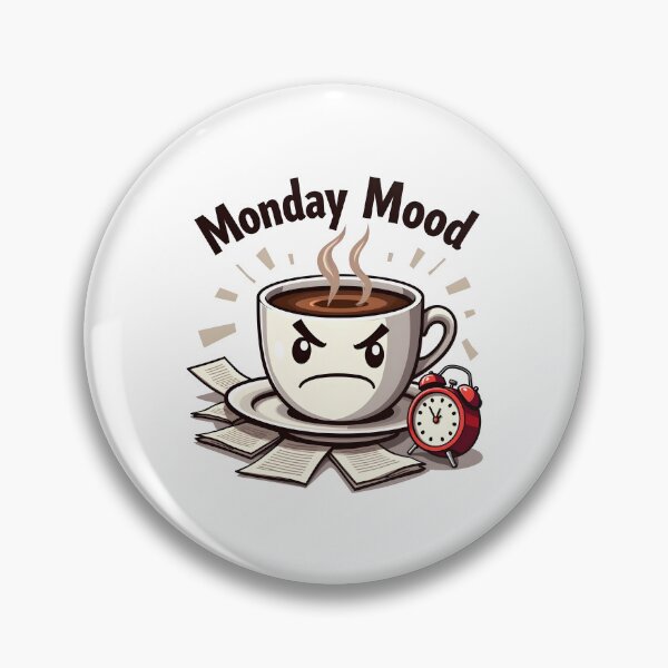 Item preview, Monday Mood Angry Coffee Design designed and sold by FoxyJags.