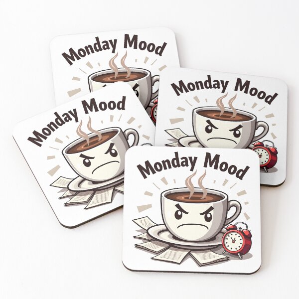 Item preview, Monday Mood Angry Coffee Design designed and sold by FoxyJags.