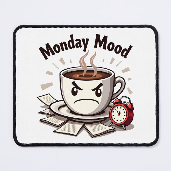 Item preview, Monday Mood Angry Coffee Design designed and sold by FoxyJags.