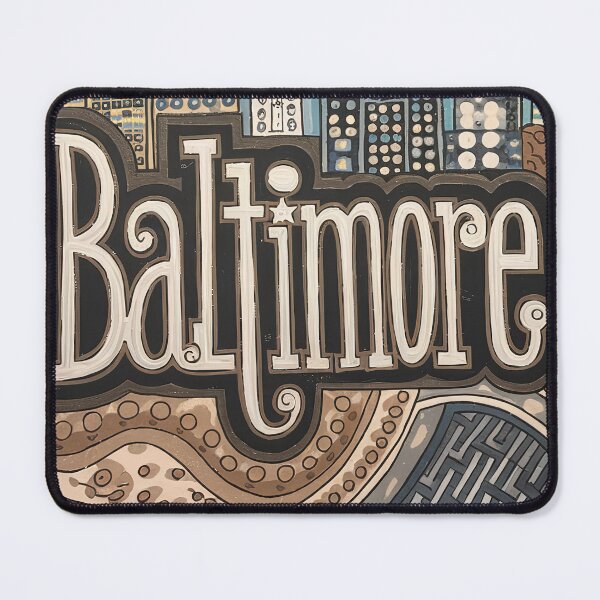 Item preview, Baltimore Whimsical City Life Abstract Vintage Zentangle Art designed and sold by Witty Shirts.