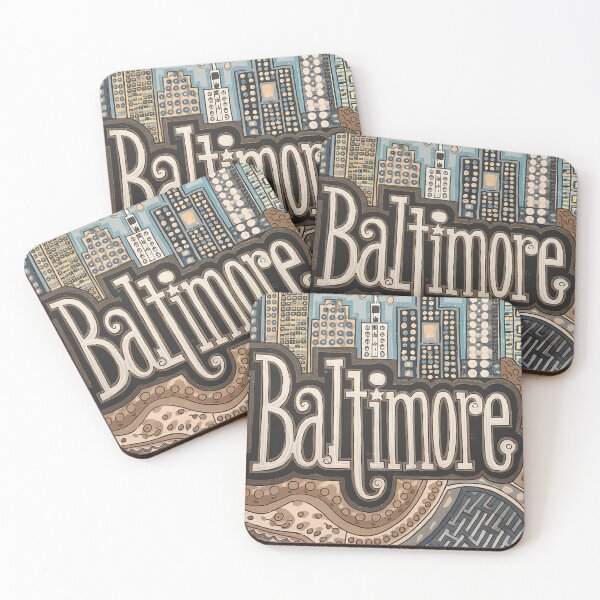 Item preview, Baltimore Whimsical City Life Abstract Vintage Zentangle Art designed and sold by Witty Shirts.