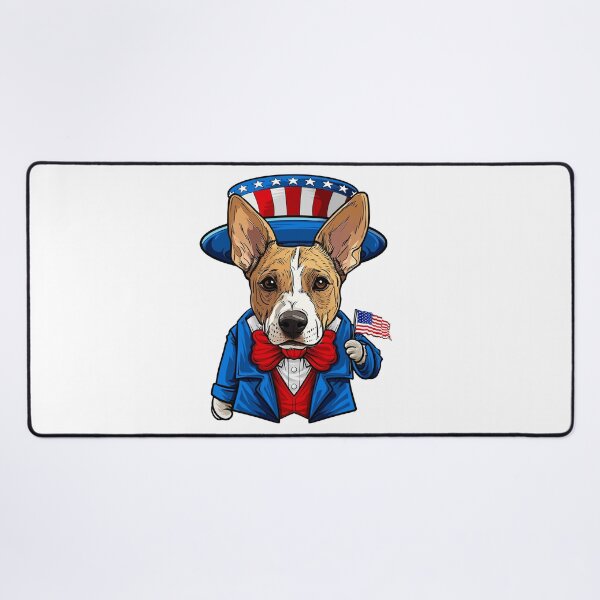 Item preview, Funny 4th of July Basenji  Dog designed and sold by whyitsme.