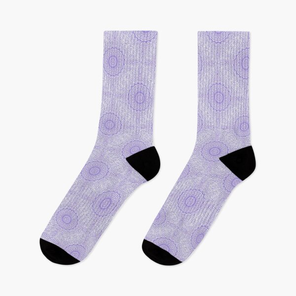 Item preview, Simplistic Mandala Pattern in Pastel Purple designed and sold by Artistestella.