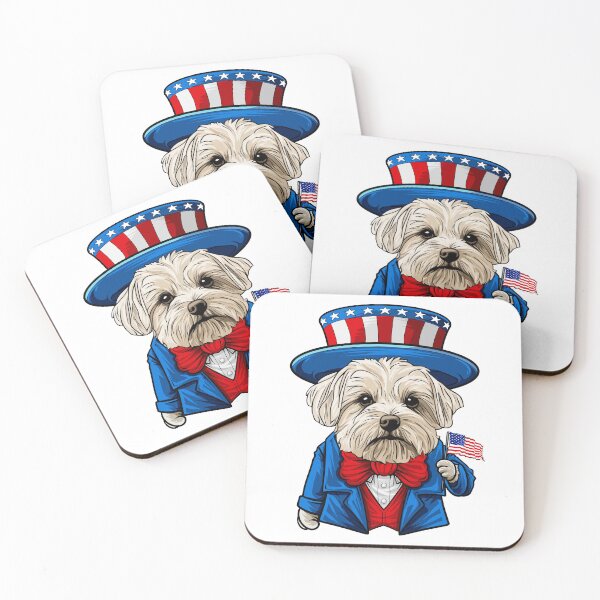 Item preview, Funny 4th of July Maltese Dog designed and sold by whyitsme.
