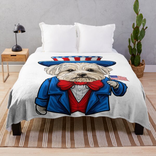 Item preview, Funny 4th of July Maltese Dog designed and sold by whyitsme.