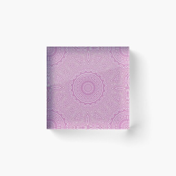 Item preview, Simplistic Mandala Pattern in Candy Pink designed and sold by Artistestella.