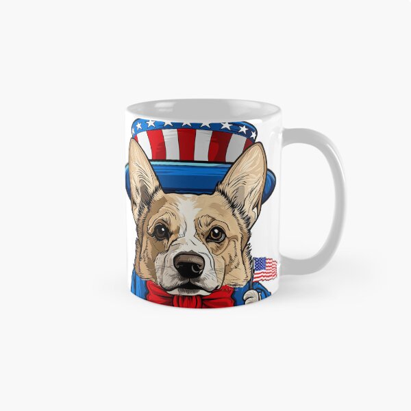 Item preview, Funny 4th of July Pembroke Welsh Corgi Dog designed and sold by whyitsme.