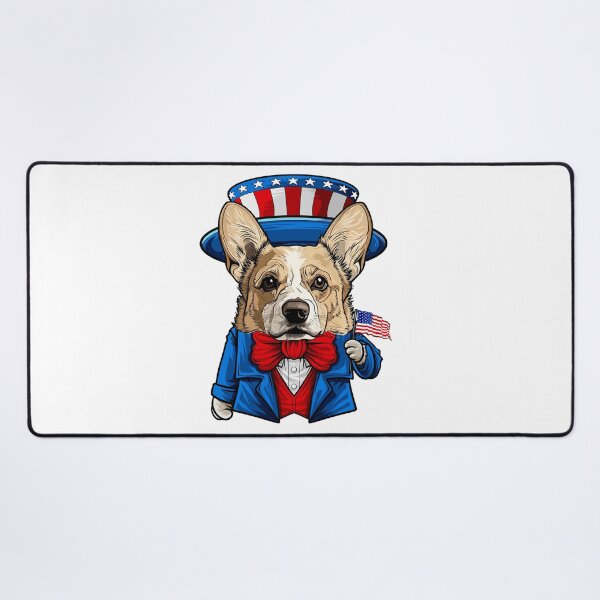 Item preview, Funny 4th of July Pembroke Welsh Corgi Dog designed and sold by whyitsme.