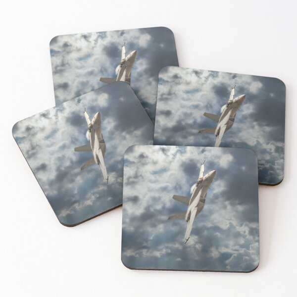 Item preview, Fighter jet flying through dramatic clouds designed and sold by blindphotog.