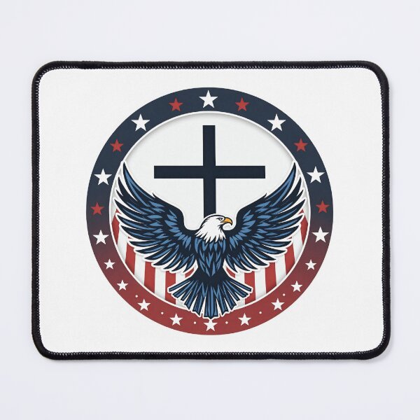 Item preview, cross USA, USA, patriotic Christian, patriotic faith, Christian American, God USA, designed and sold by SavageLegion.