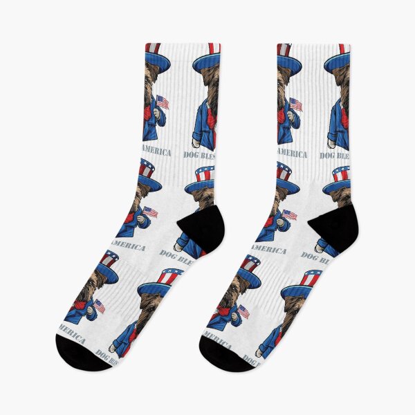 Item preview, Funny 4th of July Brussels Griffon Dog Bless America designed and sold by whyitsme.