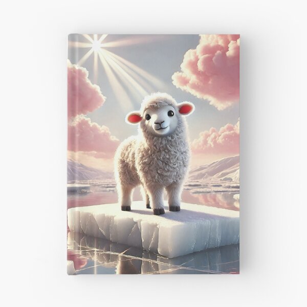 Item preview, Sheep on Ice Floe designed and sold by MyArtworkStudio.
