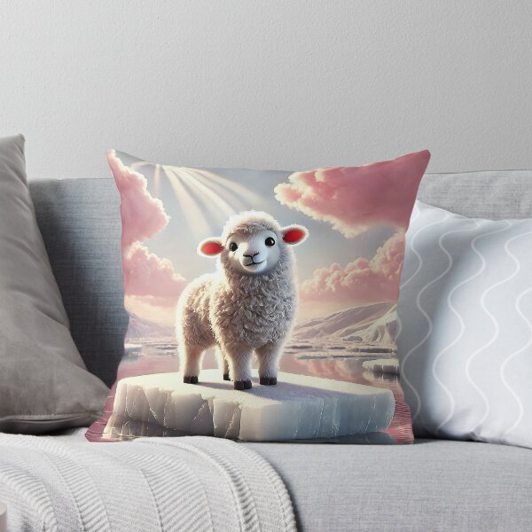 Item preview, Sheep on Ice Floe designed and sold by MyArtworkStudio.
