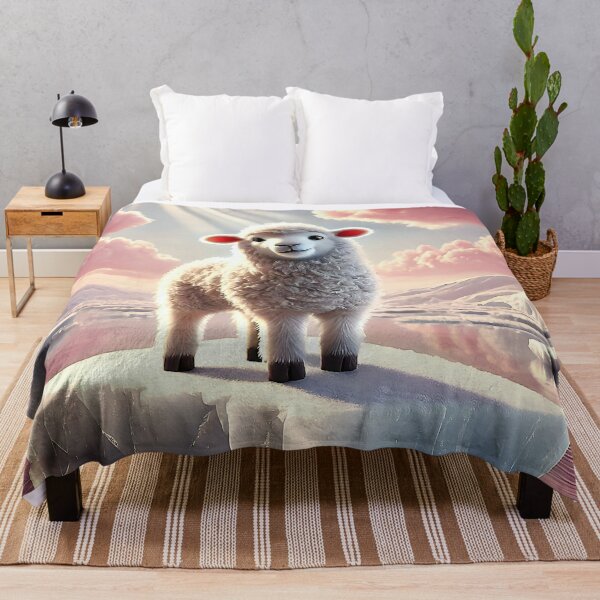 Item preview, Sheep on Ice Floe designed and sold by MyArtworkStudio.