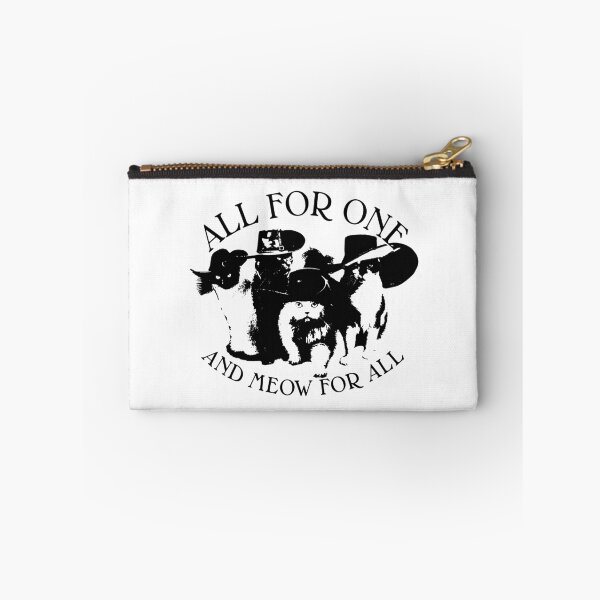 Item preview, ALL FOR ONE THREE MUSKETEERS DUMAS CATS designed and sold by Madjack Tees Kiwi SuperStore.