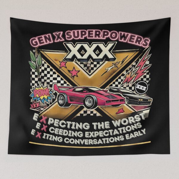 Item preview, The Gen X Triple Threat: Grit, Wit, and Exit Strategies designed and sold by jglobal360.