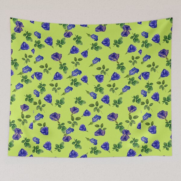 Item preview, Butterfly pea yellow lime BG designed and sold by Soingoen.