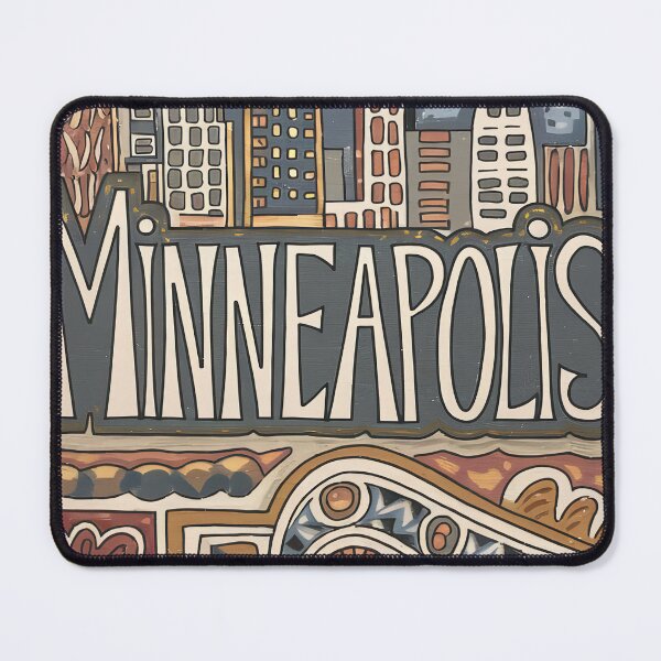 Item preview, Minneapolis Whimsical City Life Abstract Vintage Zentangle Art designed and sold by Witty Shirts.
