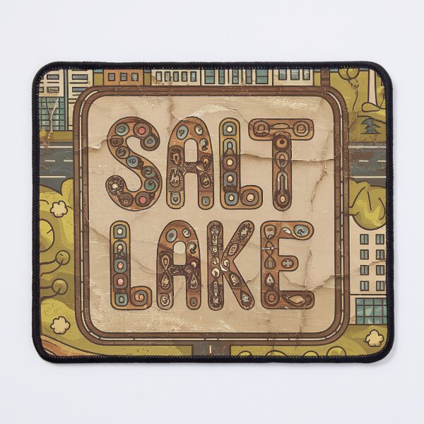 Item preview, Salt Lake City Whimsical City Life Abstract Vintage Zentangle Art designed and sold by Witty Shirts.