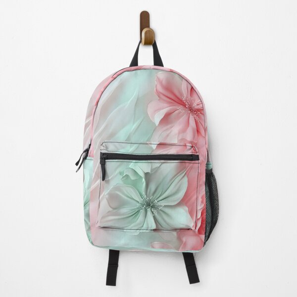 Item preview, Abstract flower seamless pattern of green, pink and white designed and sold by Lewis-mart.