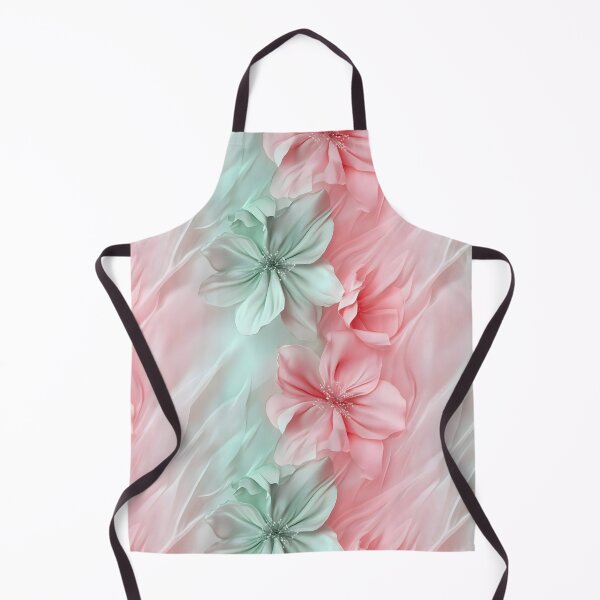 Item preview, Abstract flower seamless pattern of green, pink and white designed and sold by Lewis-mart.
