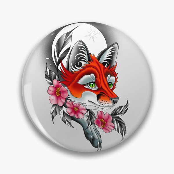 Item preview, Neotraditional Sakura Fox designed and sold by NovasUniverse.